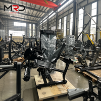 MRD Machine Commerciale 2-en-1 Réglable en Acier pour Extension et Flexion des Jambes, Équipement d'Entraînement de la Force des Jambes pour Salle de Sport et Centre de Fitness