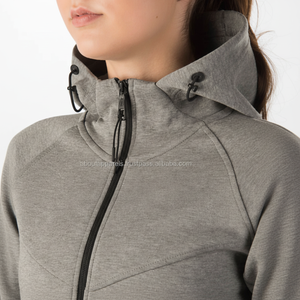 Vente en gros 100% coton personnalisé en vrac femmes sweat à capuche brodé plaine hauts long pull hiver à capuche pour adultes grande taille - Product Image 1