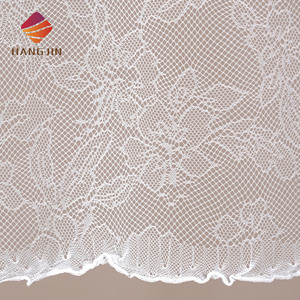 Elegante Tela <span class=keywords><strong>de</strong></span> <span class=keywords><strong>Encaje</strong></span> Chantilly Francés, Color Beige Blanco, Malla Suave para Vestidos <span class=keywords><strong>de</strong></span> Novia, <span class=keywords><strong>Encaje</strong></span> Fino con Pestañas para Velos <span class=keywords><strong>de</strong></span> Novia - Product Image 6