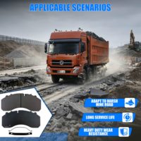 Plaquettes de frein pour camion WVA DA07 neuves, BLM WVA DA07 en fibre de carbone semi-métallique pour Howo Shacman Foton FAW Daf Cascadia OEM en gros