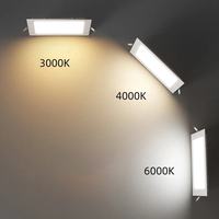 Éclairage pour plafond, panneau LED encastré, 3W, 4W, 6W, 9W, 12W, 15W, 18W, 24W, panneau LED rond fin