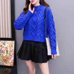 Nuovo Maglione Invernale da Donna, Set con Felpa e Pantaloni a Vita Alta, Maglieria Oversize - Product Image 4