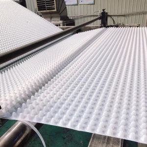 プラスチックHDPE排水層ボードグリーンルーフシステムHDPE排水シートジオテキスタイル付きサブグレード保護 - Product Image 5