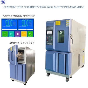 Tùy chỉnh kỹ thuật số máy tính để bàn liên tục buồng thép không gỉ Nhà kính dễ dàng LCD hiển thị nhiệt độ phòng/khí hậu thử nghiệm 1 năm - Product Image 2