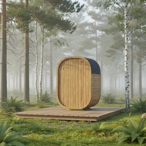 <span class=keywords><strong>Sauna</strong></span> de Alta Gama para Exteriores, Baño de Vapor para 1-2 Personas - Product Image 5