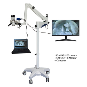 YSX120 의료용 이비인후과 수술 현미경 직선 6배 확대 빔 스플리터 비디오 카메라 어댑터 모니터 부착 가능 - Product Image 5