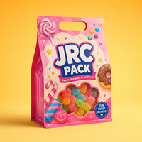 Sachets refermables personnalisés avec logo imprimé, anti-odeur, en Mylar, avec fermeture éclair, en aluminium scellé, à l'épreuve des enfants, pour l'emballage alimentaire (sushi, lait, bonbons)