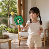 Mini raquette de pickleball amusante pour enfants, jeux de bureau, petite raquette, bord en TPU de 16 mm, article cadeau en vrac