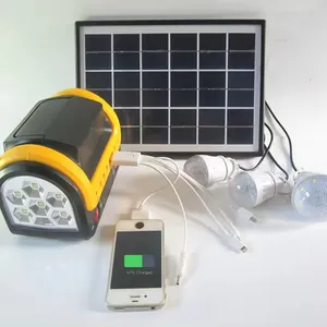 Ad alta efficienza del pannello di energia del sistema solare con la Radio di risparmio energetico ha condotto la luce solare di energia portatile sistema solare con solarpanel