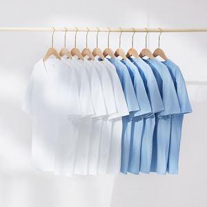 เสื้อยืดผ้าฝ้ายคุณภาพสูงออกแบบได้ตามต้องการสำหรับผู้ชายเสื้อยืดลำลองทรงหลวมเปิดไหล่ตกพิมพ์ลายสำหรับทุกเพศ - Product Image 1