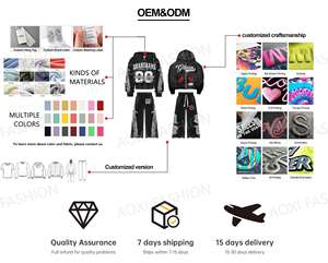 Dongguan produttore di abbigliamento personalizzato da uomo con cappuccio corto da sole sbiadito senza fili 100% righe di spugna francese di cotone ricamato - Product Image 6