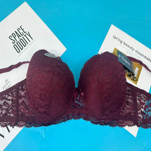 1,3 dólar modelo YWB031 tamaño 52-58E venta al por mayor más <span class=keywords><strong>grande</strong></span> acolchado Copa completa señoras más cómodo Sujetador push-up con colores - Product Image 3