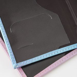 Portefeuille de voyage en cuir PU tendance avec gravure laser, sans fermeture - Product Image 5