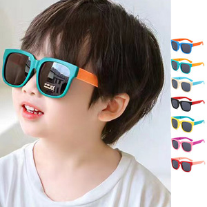 Lunettes <span class=keywords><strong>de</strong></span> <span class=keywords><strong>soleil</strong></span> pliables pour enfants, polarisées UV400, pour garçons et filles, tendance, légères, plusieurs couleurs - Product Image 1