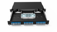 ODM OEM 36 72 96 Port ODF Fiber Optic Patch Panel Cold Steel 1U 19 Inci Rak Mount SC/LC Din Rail Drawer Slide Fiber Enclosure