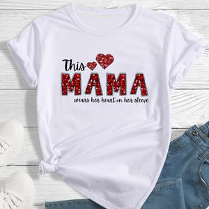 Autocollants personnalisés de logo de presse de chaleur de plastisol d'étiquette de transferts de maman Dtf de basket-ball de football de conceptions de sports pour <span class=keywords><strong>des</strong></span> T-shirts en gros - Product Image 6