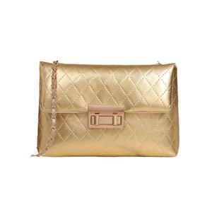 Sac bandoulière matelassé brodé de luxe pour femme, facile à assortir, avec fermeture éclair, petite taille, pour usage quotidien et voyage, en PU avec doublure en polyester, modèle unique - Product Image 5