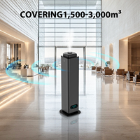 Diffuseur de parfum intelligent sans eau pour grandes surfaces, avec application mobile et télécommande, idéal pour les hôtels et les espaces commerciaux.