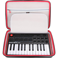 Étui de transport rigide en EVA résistant à l'eau avec doublure en mousse épaisse pour clavier MIDI AKAI MPK Mini Series