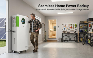 Système solaire hybride tout-en-un 16 kWh 7,2 kW, monophasé US 120/240 V, double MPPT 9000 W, batterie LiFePO4 pour alimentation de secours domestique - Product Image 5