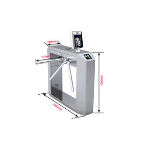 Tornello di Sicurezza per Controllo Accessi in Acciaio Inox 304 con RFID, Protezione IP54, Capacità <span class=keywords><strong>5</strong></span> Milioni di Passaggi - Product Image 2