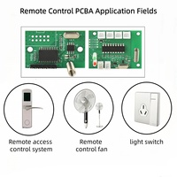 Placa de Control Remoto de 433 mhz, Receptores y Transmisores de RF PCBA, Módulo Electrónico de 868 mhz y 915 mhz, Interruptor Remoto, Placa Base