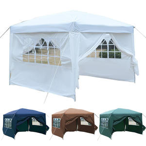 Tente de jardin en aluminium quatre saisons <span class=keywords><strong>12x12</strong></span>, parois latérales en tissu Oxford, couverture en PVC, intérieur/extérieur, camping, événements, fêtes, logo personnalisé - Product Image 2