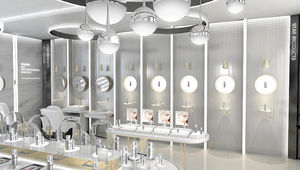 Tienda de cosméticos de lujo Exhibición Diseño de muebles Tienda de perfumes Diseño de interiores Escaparate de cosméticos personalizado - Product Image 2