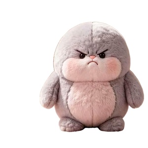 Peluche de Foca Grumpy Personalizado al por Mayor, Muñeco de Peluche de Alta Calidad, OEM ODM con Estándar CE EN71 - Product Image 1