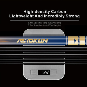 AEROKUN OEM/ODM Wholesales Hand Carbon Fiber Pole Super Light Taiwan <strong>Telescopic</strong> <strong>Fishing</strong> <strong>Rod</strong> - Product Image 2