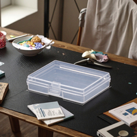 Haute transparence personnalisé petite boîte en plastique transparent protecteurs Portable pliable recyclable stockage emballage couvercle vente pour outil