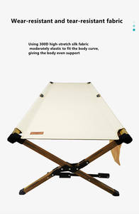 Lit de camping pliable moderne en métal léger 2025, idéal pour l'hôpital, facile à transporter, lit de camp extérieur pour le voyage - Product Image 2