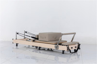 Máquina Profesional de Pilates Reformer Plegable de Madera de Arce para Yoga