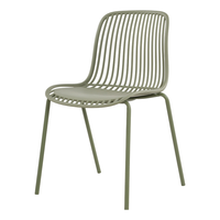 Chaises de salle à manger modernes et simples pour la maison Chaise de magasin de thé au lait pour balcon et loisirs en plastique empilés