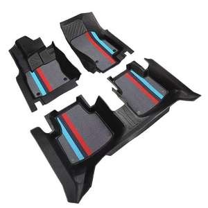 Tapis de sol antidérapant 5D TPE pour voiture, sans odeur, double couche, universel, en cuir de luxe, pour tous les modèles de voitures. - Product Image 1