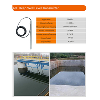 HCCK 16-21.5mm sonde 4-20mA acier inoxydable hydrostatique piézomètre Submersible capteur de niveau d'eau transmetteur pour puits profond
