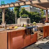 Maisons conteneurs en acier avec cuisine extérieure pour usage commercial/villa/appartement, design contemporain, construction durable, installation facile