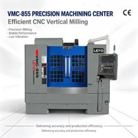 Centre d'usinage vertical CNC VMC855 3/4/5 axes, équipement de fraisage de métaux BT40 pour le traitement de profilés de moules complexes, certifié CE