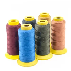 210/3 Hilo de Poliester High Tenacity Polyester Thread Leather Shoes Sewing Thread For Leather Sewing