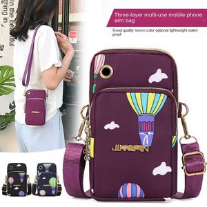 Wholesale Waterproof Nylon Zipper Coin <b>Purse</b> Multi-functional Outdoor Sports Running Arm Bag <b>Small</b> Square for Women - Product Image 4