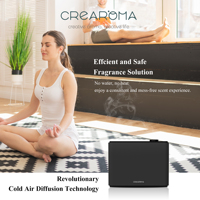 Diffuseur d'arômes 1000 ml, machine à huile parfumée électrique Bluetooth, diffuseur commercial et domestique pour grandes surfaces