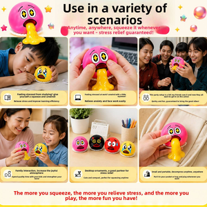 ของเล่นบีบคลายเครียดสำหรับเด็ก ทำจากมอลโทสเนื้อนุ่ม รูปไข่แดง/ไข่แดงคัสตาร์ด  แบบแพ็ค  ของเล่นส่งเสริมการขายแบบกำหนดเองได้ - Product Image 3