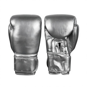 Gants de boxe en cuir à lacets avec support de poignet pour hommes adultes – Parfaits pour l'entraînement de boxe et la perfection de vos coups - Product Image 1