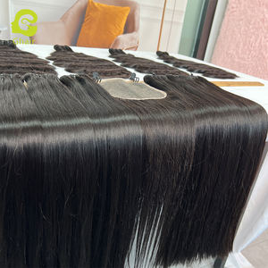 Großhandel billige Echthaar verlängerung Anbieter, brasilia nische Echthaar Web bündel, 12a Klasse doppelt gezogene Bündel mit Verschluss - Product Image 5