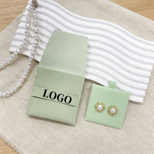 Custom Logo New Arrival Luxury Jewelry <b>Box</b> Diamond Ring <b>Earrings</b> Pendant <b>Box</b> Outer Leather <b>Box</b> Jewelry Packaging - Product Image 3