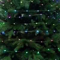 Grün-Schwarzer Draht Volle Traumfarbe LED-Lichterkette WS2811 RGBIC Individuell Adressierbar 5V zur Weihnachtsbaum-Dekoration
