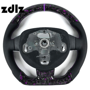 Volant en fibre de carbone forgée personnalisé violet pour Ford <span class=keywords><strong>Focus</strong></span> MK2 ST <span class=keywords><strong>RS</strong></span> <span class=keywords><strong>2006</strong></span> 2007 2008 2009 2010 2011 - Product Image 6