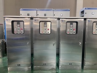 Armoire de commande personnalisée OEM pour pompe à eau avec démarreur progressif, disjoncteur MCB et boîtier de distribution avec commutateur de transfert automatique