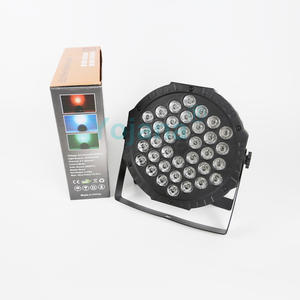 RGB DMX512 36 LED Par sahne aydınlatma ses aktif uzaktan kumanda DJ disko Bar parti sahne ekipmanları sistemi için - Product Image 5