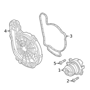 Carcasa de Bomba de Agua 68498747AA para Jeep Renegade 2020-2023, Motor 1.3L, Pieza de Repuesto - Product Image 4